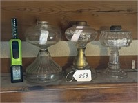 3 Oil Lamps