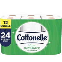 4 pk Cottonelle Ultra TP  Aloe  12 Rolls per