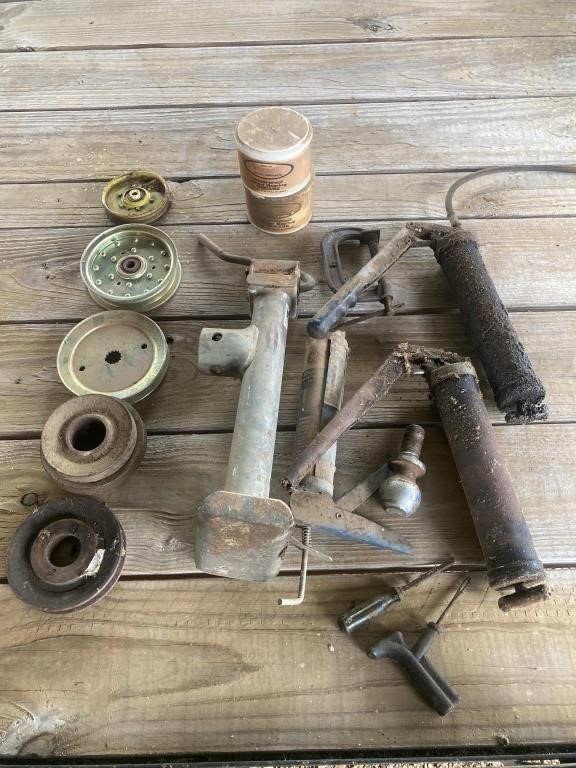 Pulley's, Grease Guns, Jack (Bent Handle) ETC