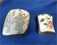 Pair of Asian Lidded Boxes