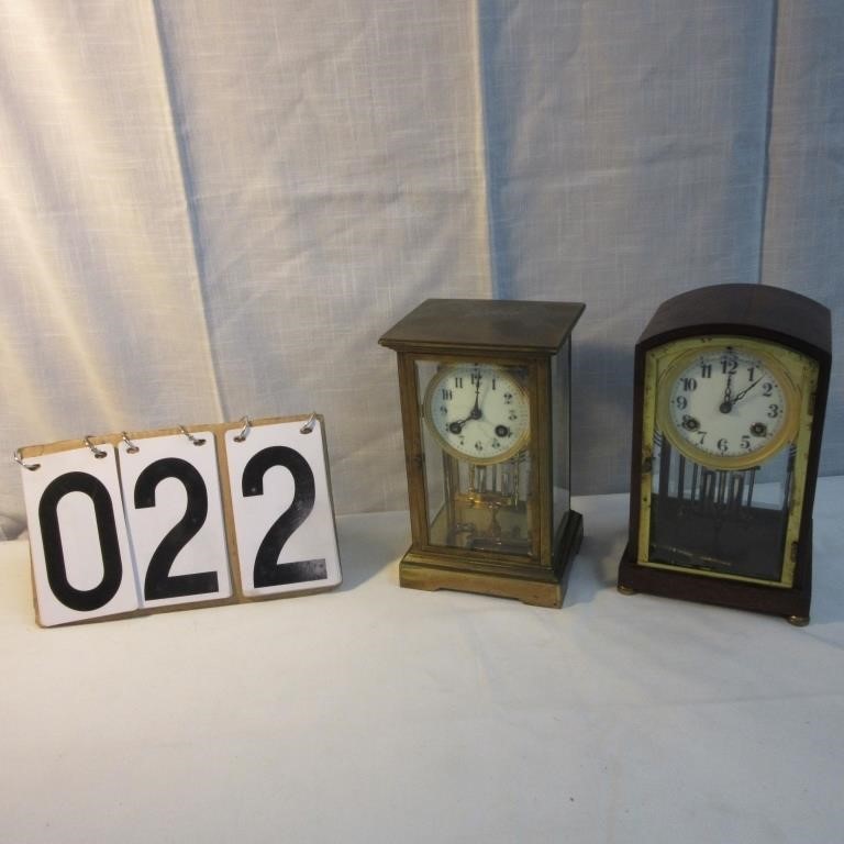 Two clocks. Both needing some work.