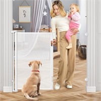 BETERTEK 42"" Extra Tall Retractable Baby Gate