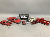 Assorted Model Cars and Toy Cars
