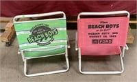1990's The Beach Boys Ocean City Concert Chairs