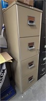 VICTOR 4 DRAWER LETTER SIZE FIRE FILE