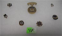 Early Masonic and misc. lodge pins and medals