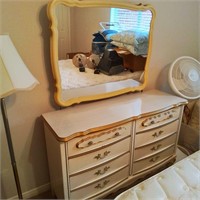 Bonnet by Sears. 6 drawer dresser with mirror.