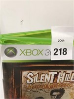 CASE DAMANGED XBOX 360 SILENT HILL VIDEO GAME