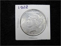 1922-P Silver Peace Dollar-