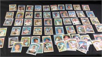 Lot of 61 1972 topps  baseball cards