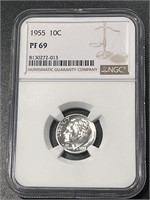 1955 Roosevelt Dime NGC Proof 69 Guide