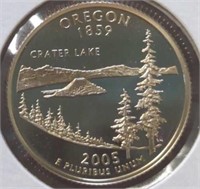 Proof 2005S Oregon quarter