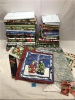 Fabric, Panels, Scraps and More, Mostly Bird Print