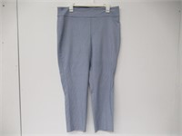 S.C. & CO. Women's Pants, White & Blue, Size 18