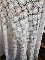 Crocheted Tablecloth-has a few issue spots