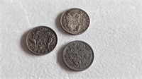 1941 1943 1954 Foreign Silver Coins
