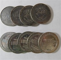 1960's Stardust  Casino & 1966  Nugget Tokens