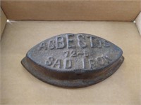 Asbestos Sad Iron