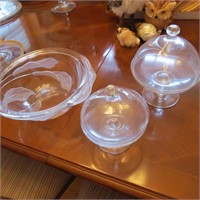 Mikasa Serving Bowl & 2 Covered Dishes