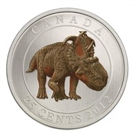 2012 Twenty Five Cents Dinosaur