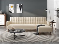 Claremont Sofa Bed Sectional  Beige