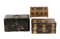 THREE ANTIQUE BOXES