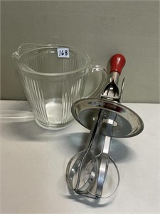 AWESOME  HAND BLENDER & GLASS PITCHER