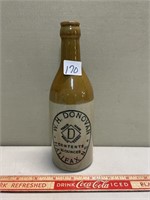 INTERSTING STAMPED BOURNE DENBEY ENGLAND BOTTLE