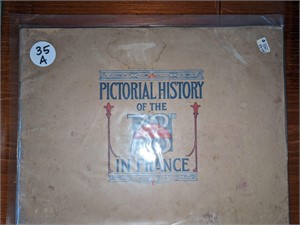 Antique Book Pictorial History of 78th in France