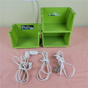 Stackable Bins & Extension Cords