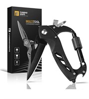 Multitool Carabiner with Pocket Knife