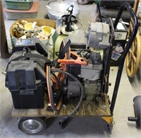 Gas Powered Battery Charger on Dolly