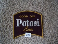 Good Old Potosi Beer Patch - Brown and Gold Trim