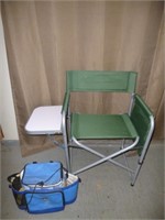 Deluxe Folding Camp Chair & Personal Cooler