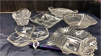 (6) Crystal & Glassware Bowls/ Dishes