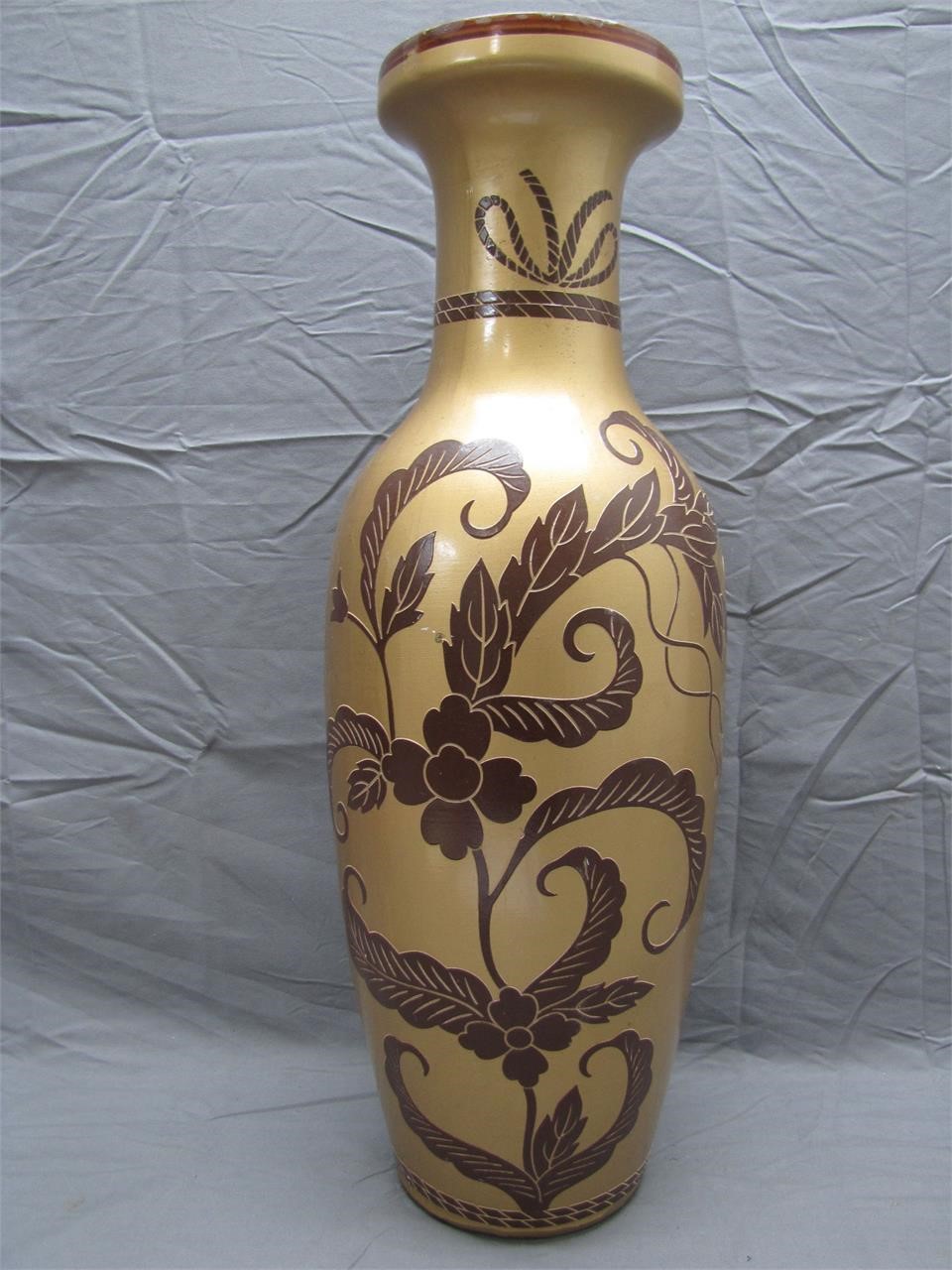 Large Vintage Ceramic Decorative Vase