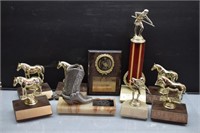 Assorted trophies