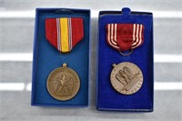 2 Military Service Medals