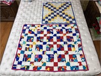 Handmade Baby Quilts (2) #116 Patchwork X