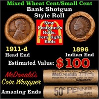 Small Cent Mixed Roll Orig Brandt McDonalds Wrappe