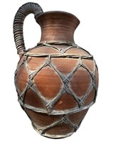 Thatch Woven Outdoor Garden Pottery Ewer