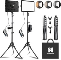 NiceVeedi 2-Pack LED Video Light Kit