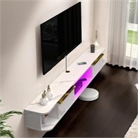 Bixiaomei Floating TV Stand, 63'' Wall Mounted Ent
