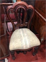 Victorian Shell Back Chair,