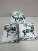 CUTE REINDEER DUVET AND PILLOW SHAMS 88X75