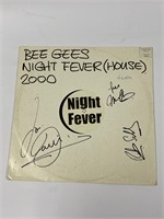Autograph Bee Gees Promo Vinyl