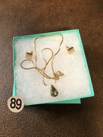 Jewelry set as pictured with box sell or gift 89