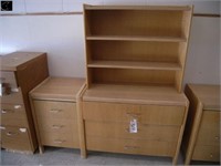 Dresser with hutch and end table