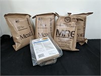 (5) MRE meals consisting of maple sausage patty,
