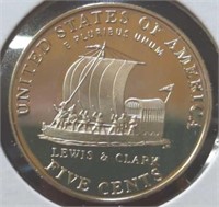 Proof 2004 S. Lewis and Clark Jefferson nickel